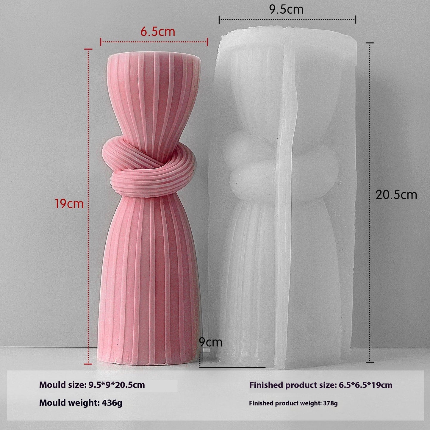 Silicone Mold for Aromatherapy Candles & Crafting - Multiple Shapes & Sizes