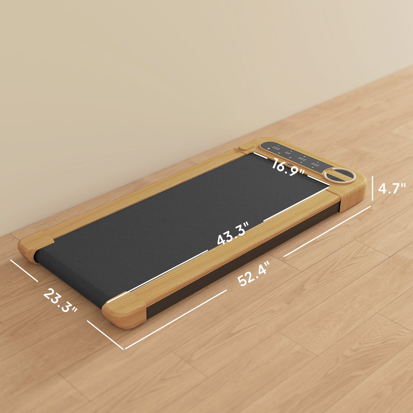 Under Desk Treadmill with Bluetooth Speaker & LED Display