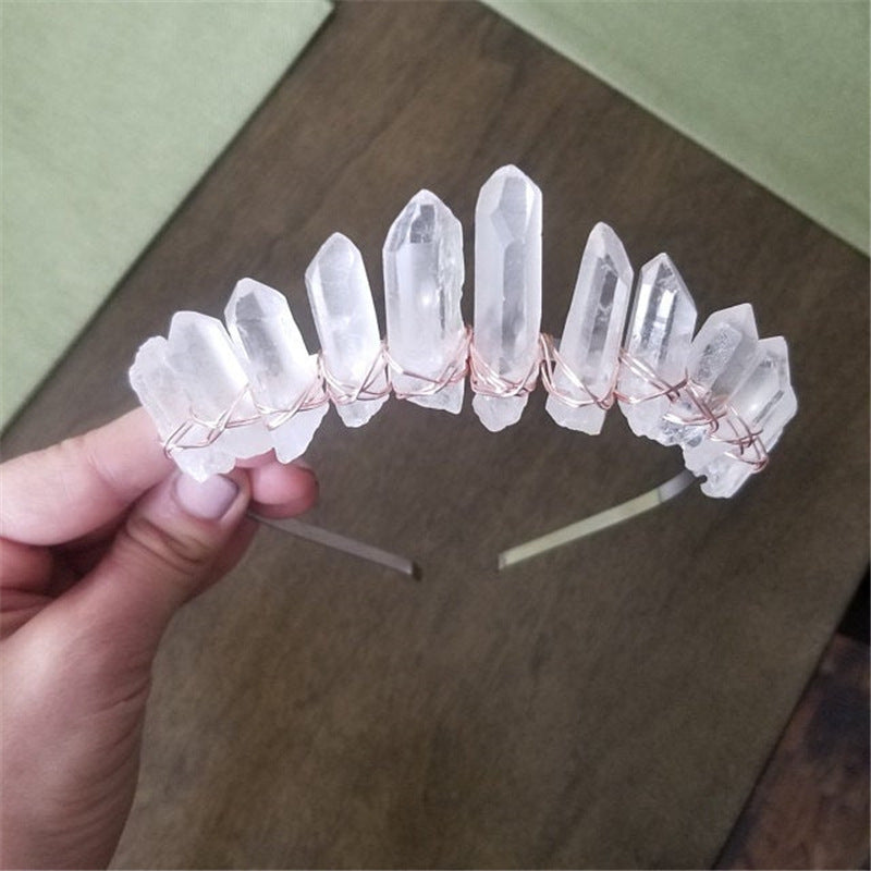 Handmade Crystal Hair Hoop Headband
