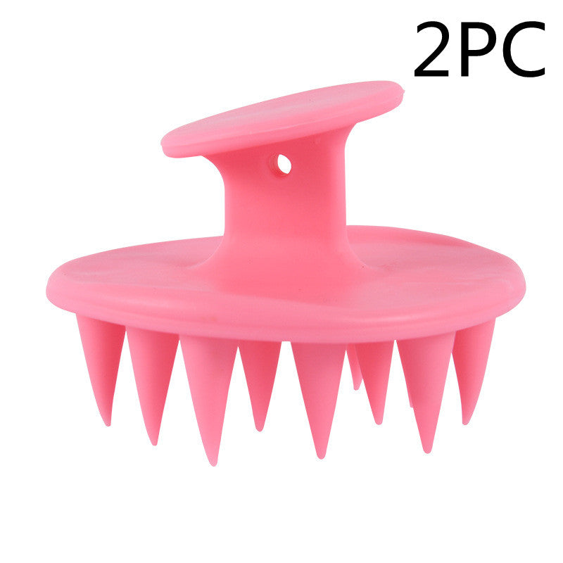 Silicone Shampoo Brush Massage Hair Scalp Cleaner Hair Care Tool