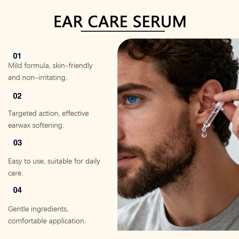 Ear Care Solution - 10ml Ear Drops for Hygiene & Relief