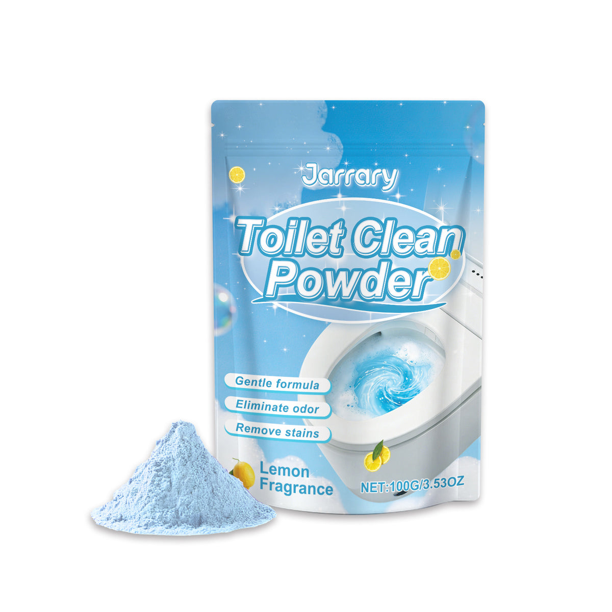 Toilet Cleaning Powder 100g - Stain Removal, Easy to Use, Pack of 3