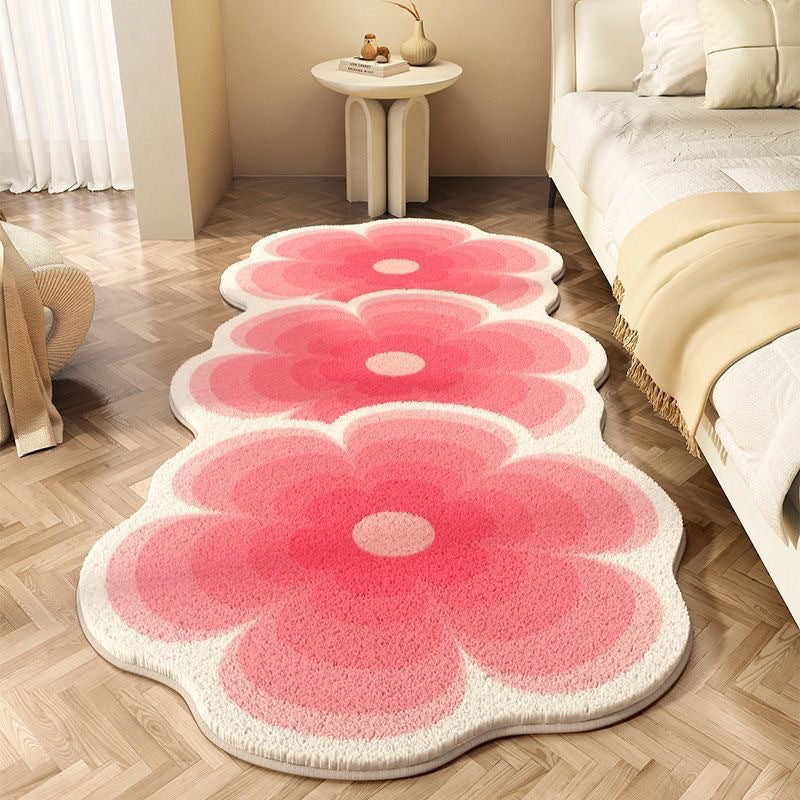 Flower Shaped Cashmere Bedside Blanket - Soft, Skin-Friendly Home Decor