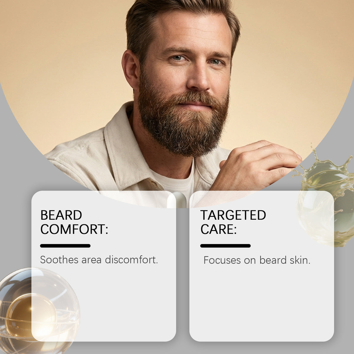Beard Soothing Cream 100g - Natural Skin Care for Face & Beard