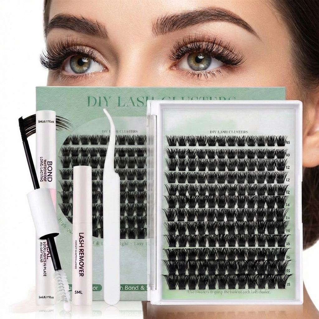 Voluminous Curved False Eyelashes Kit for Natural & Dramatic Looks