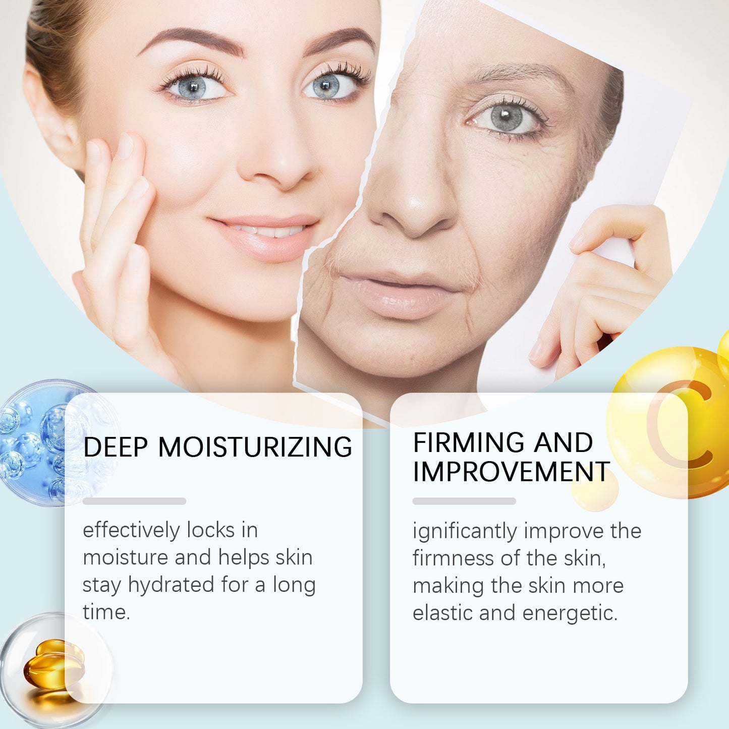 Hyaluronic Acid Facial Serum - Moisturizing & Firming Skin Care - 30ml