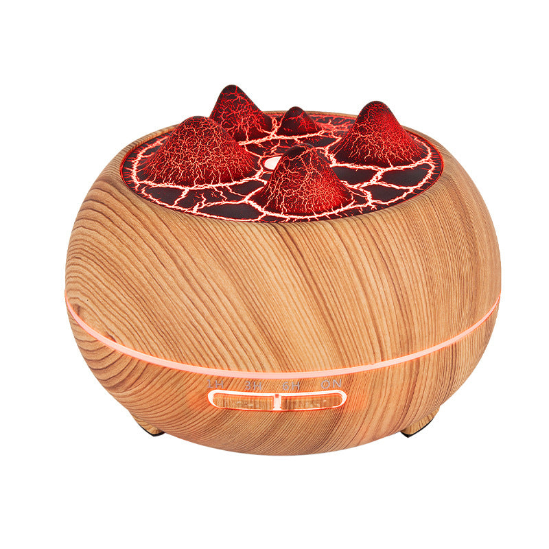 Wood Grain Humidifier with Aromatherapy and Remote Control - USB Powered