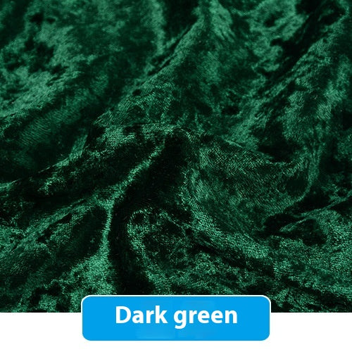 Multicolor Stretch Diamond Velvet Fabric for Craft & Upholstery - 1m, 150D