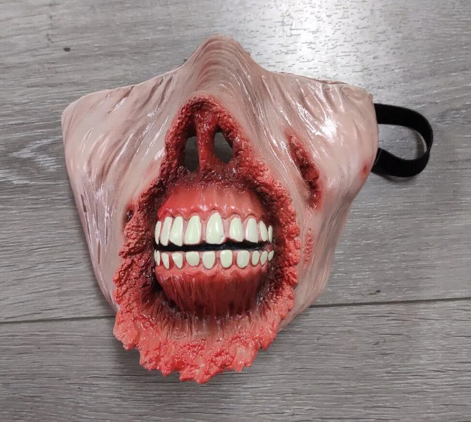 Halloween Rotten Face Latex Mask - Spooky Party Face Covering