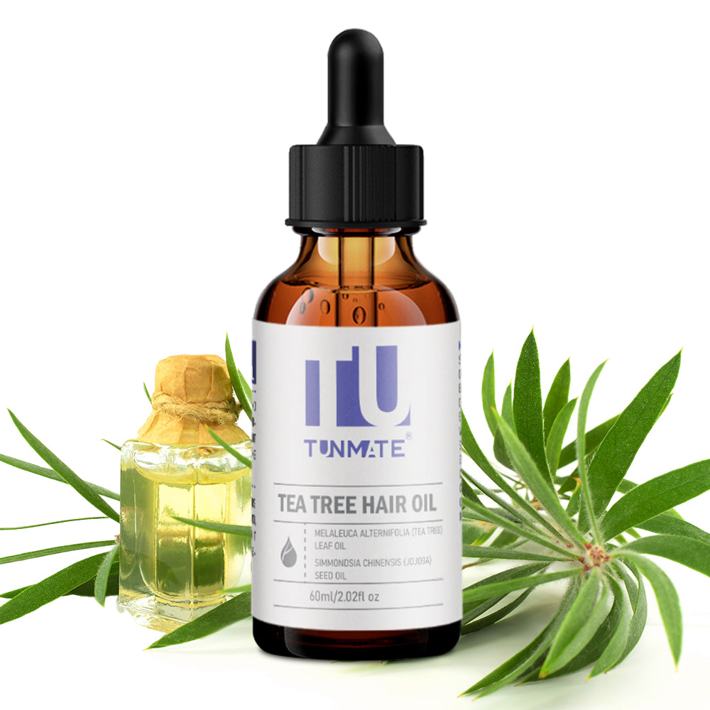 Tea Tree Hair Oil - Natural Hair Care Essential Oil for Scalp & Damage Repair