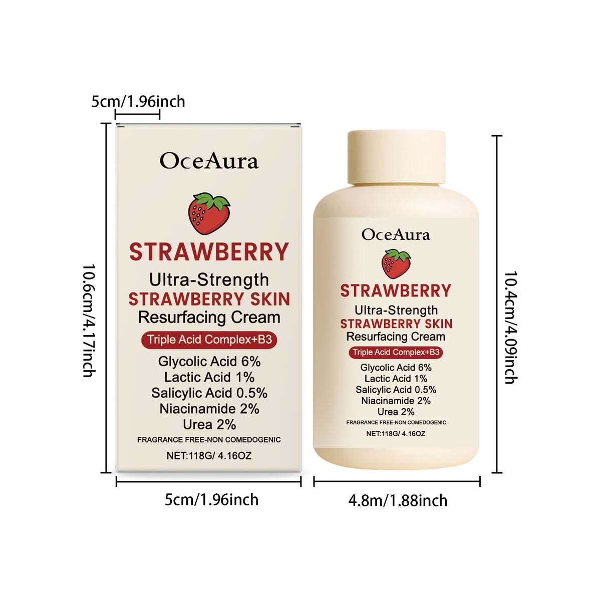 Strawberry Skin Rejuvenation Moisturizing Cream 118g