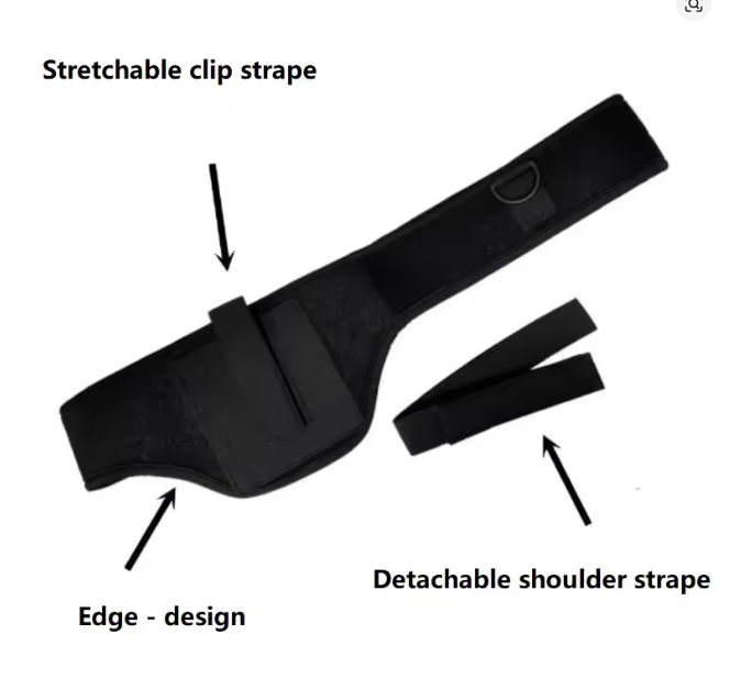 Tactical Chest Gun Bag with Breathable Chloroprene Rubber Cover for Hunting & Concealed Carry