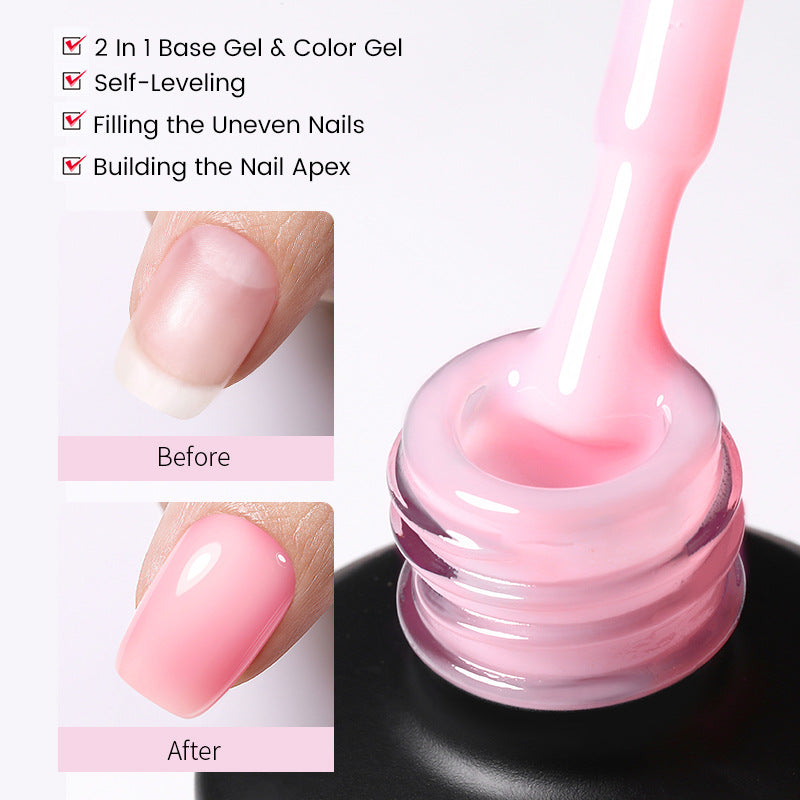 Transparent Gel Nail Powder - Phototherapy Adhesive