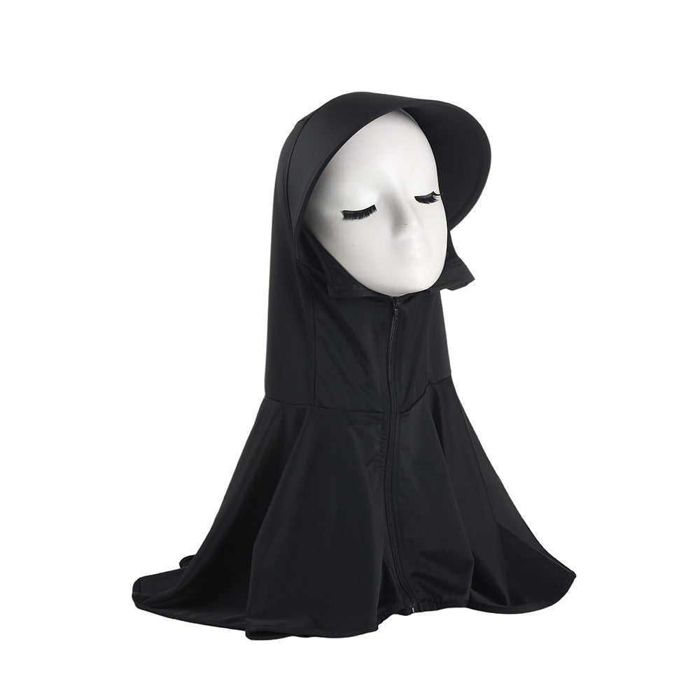 Women's UV Protection Hooded Face Mask Shawl