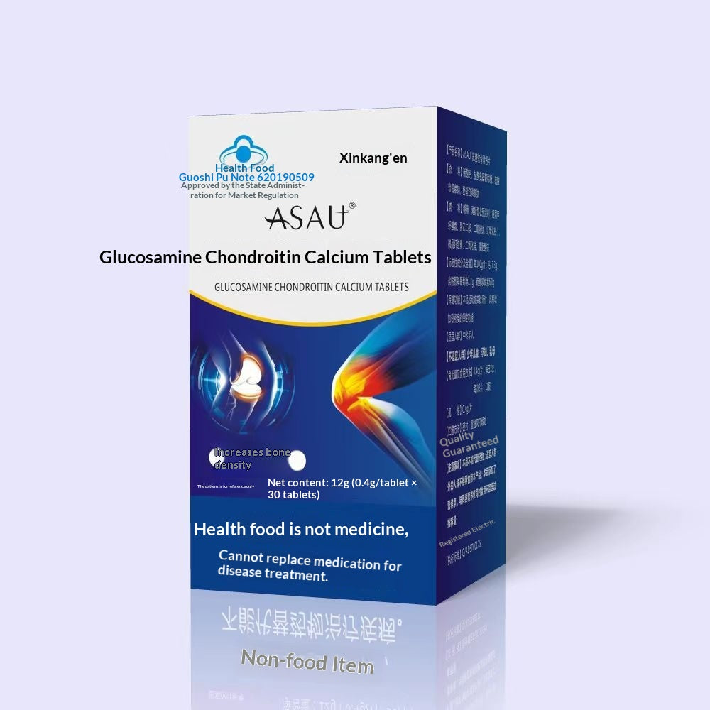 Calcium Glucosamine Chondroitin Tablets for Bone Health - 12g 30 Count