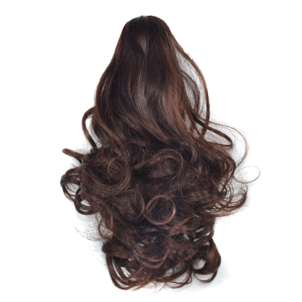 Curly Ponytail Claw Clip - Realistic Synthetic Hair
