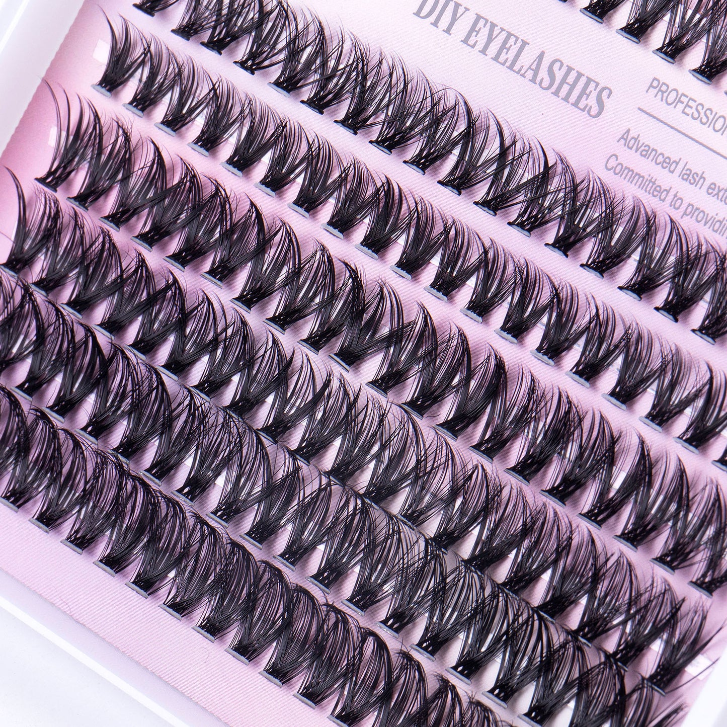 240 Segmented False Eyelash Clusters - 12 Rows of 30D and 40D Mix