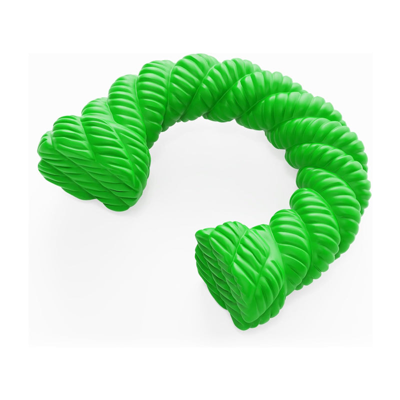 Natural Rubber Horseshoe-Shaped Dog Chew Toy for Medium & Large Dogs