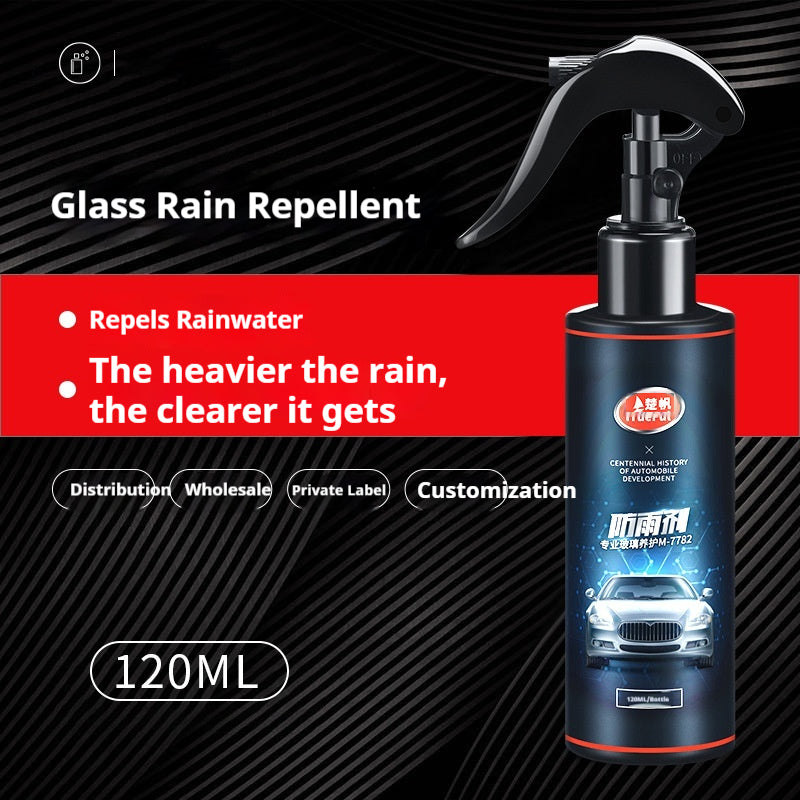 Rain Repellent Car Windshield Spray - Anti-Fog & Water-Repelling 120ml