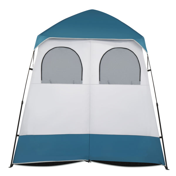 Portable Privacy Changing Tent - Blue & White