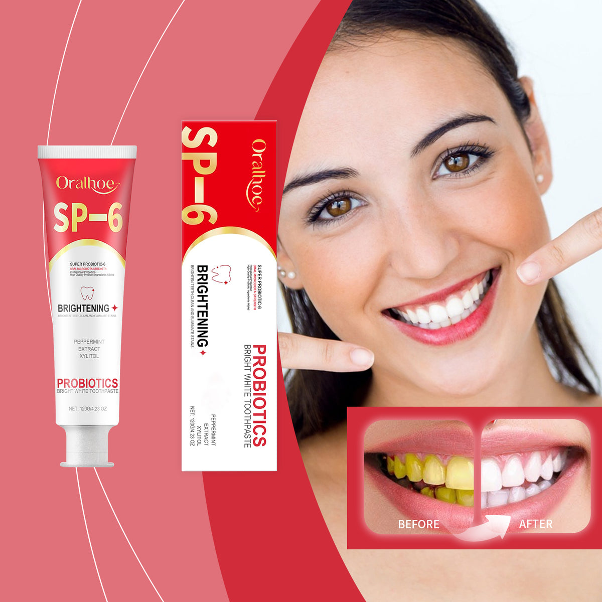 Probiotic Whitening Toothpaste 120g