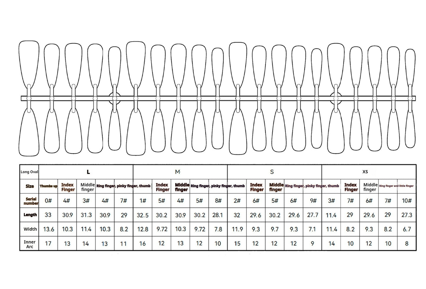 Nail Art Strips Water Drop Design Bright Surface for Nail Decoration