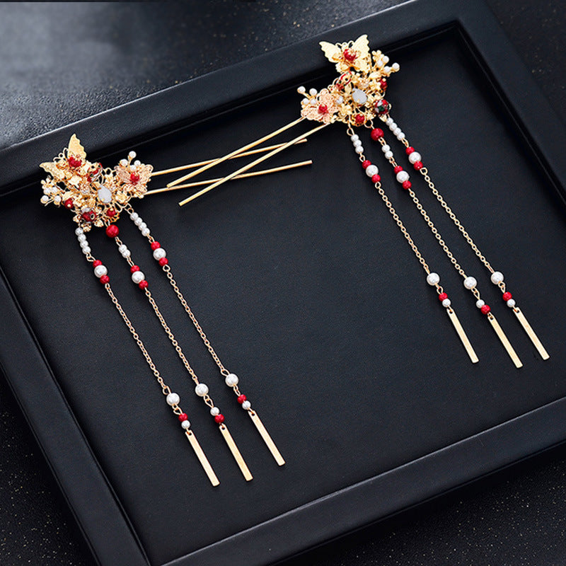 Women's Dragon Phoenix Crown Headpiece - Gold