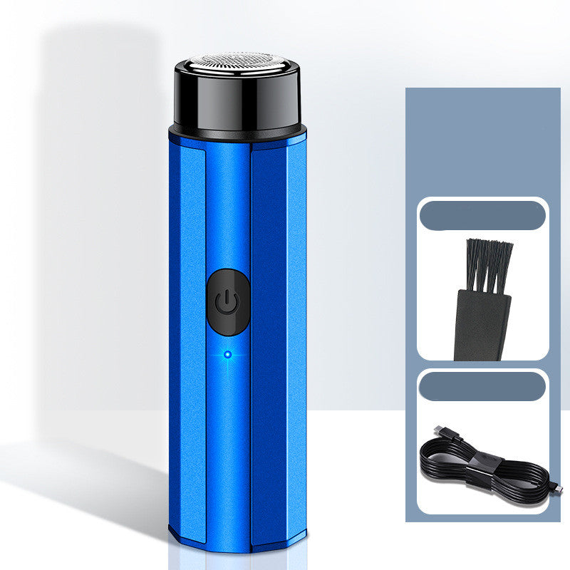 Mini Electric Shaver for Men - Rotary Head, Washable