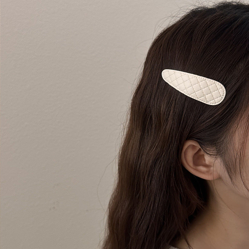 All-Match Diamond Plaid Hairpin Set - Women's Hair Accessories for Elegant Style