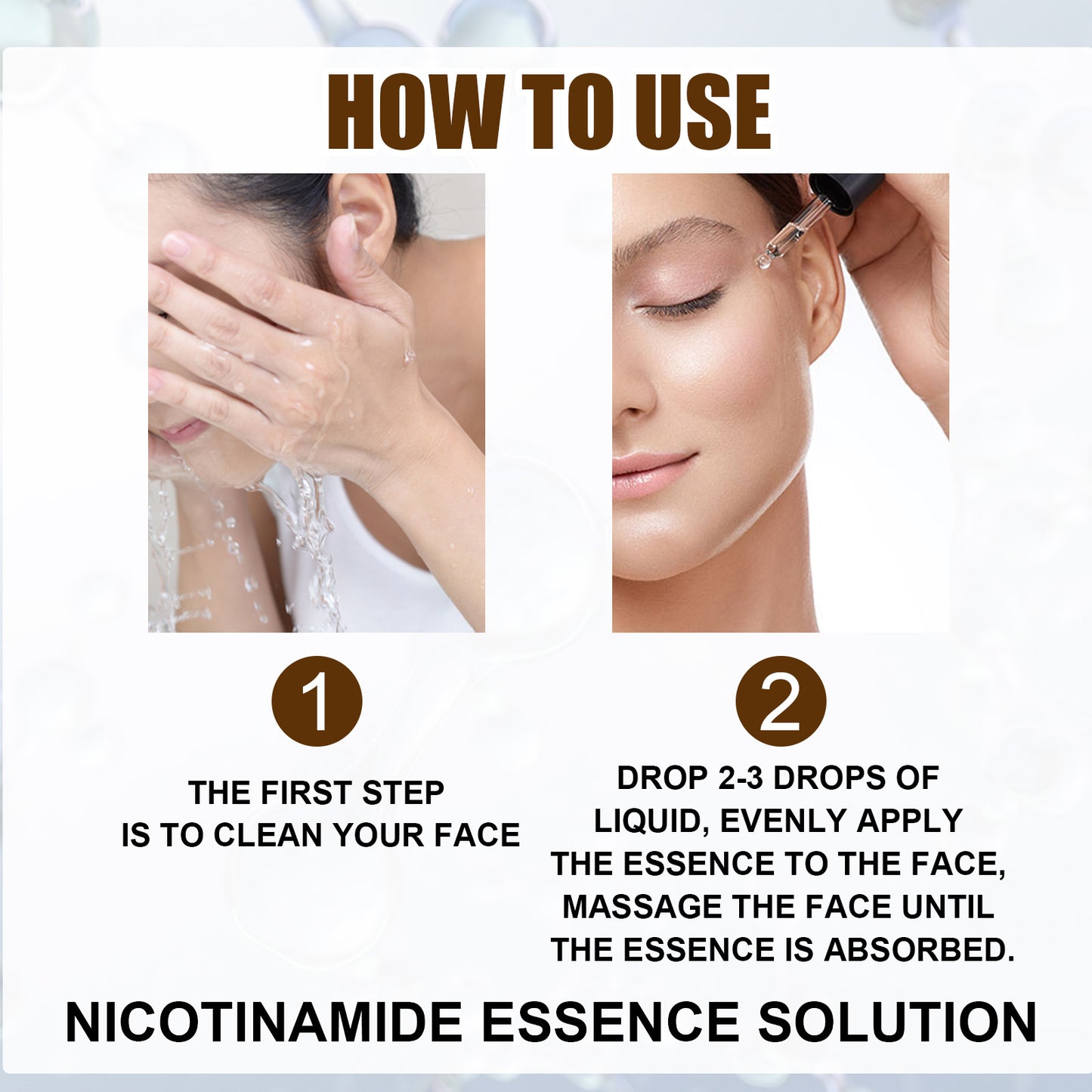 Nicotinamide Pore-Tightening & Brightening Facial Essence - 10ml