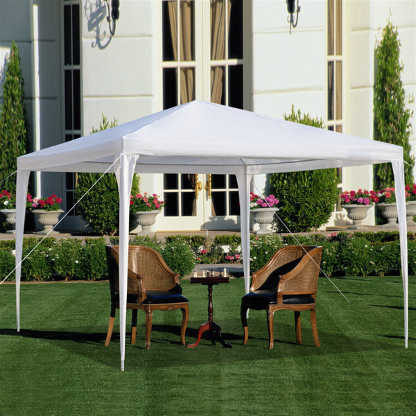 3-Sided Waterproof Event Tent - White, 3x3m