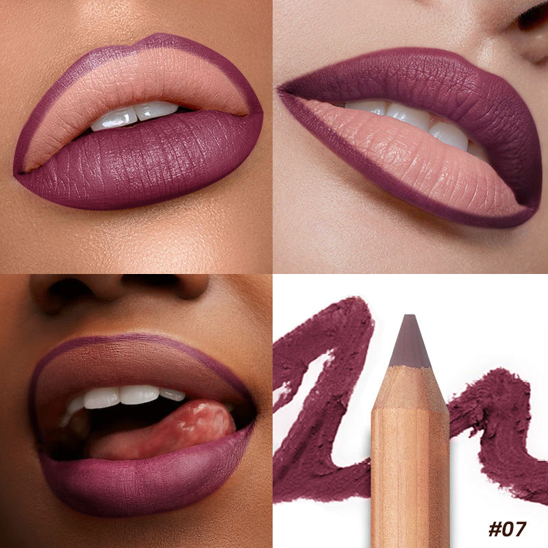 Matte Lip Liner Set 8 Colors Waterproof Natural Lipstick Makeup