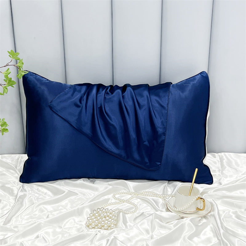 Double-Sided Ice Silk Pillowcase - Soft Rayon & Polyester Bedding Cover