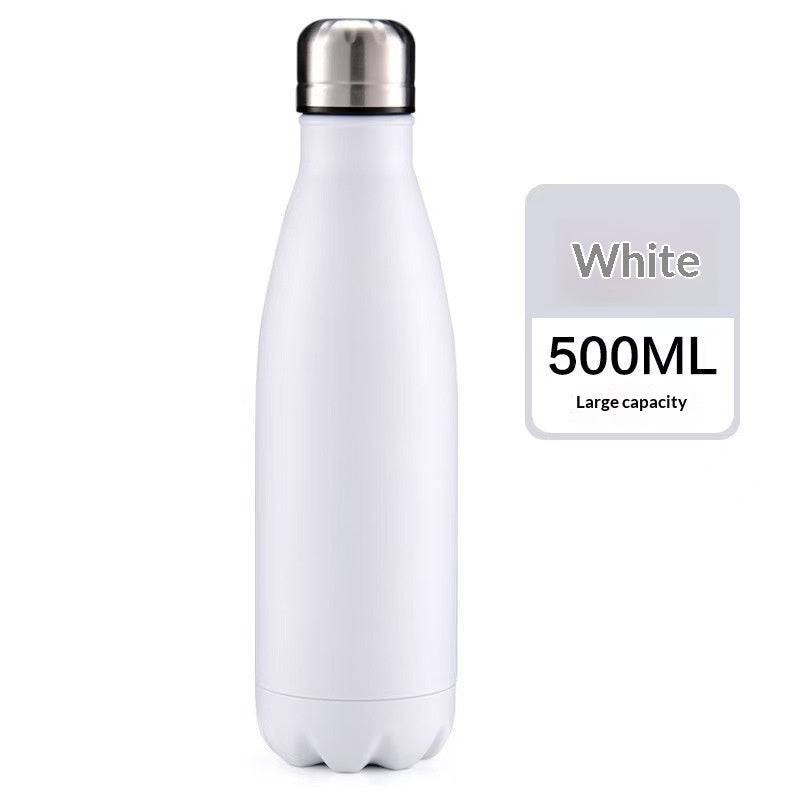 17oz Double Wall Insulated Stainless Steel Water Bottle - Leakproof, Keeps Liquids Cold or Hot