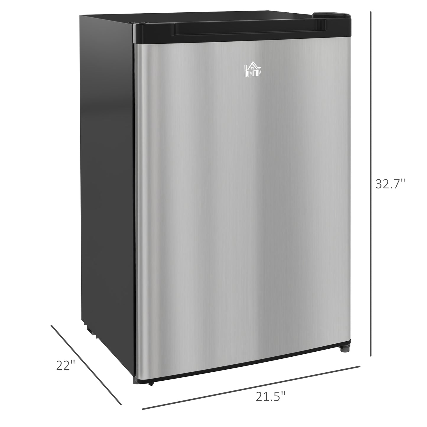 Small Upright Freezer 3 Cu Ft with Reversible Door & Adjustable Thermostat