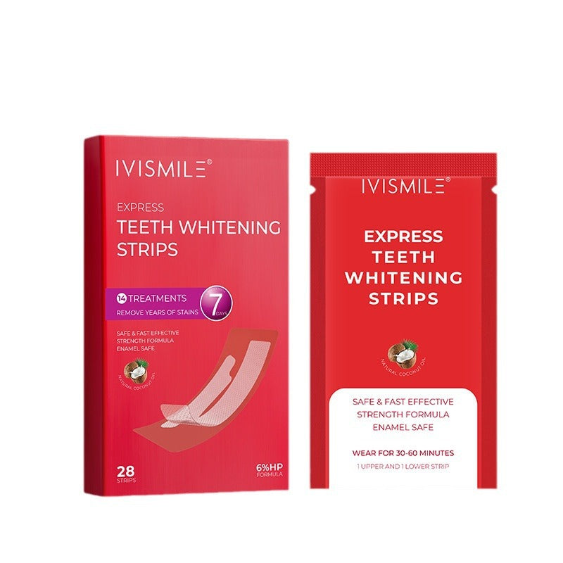 Whitening Teeth Strips - 14 Pairs Mint Flavor Remove Stains & Fresh Breath