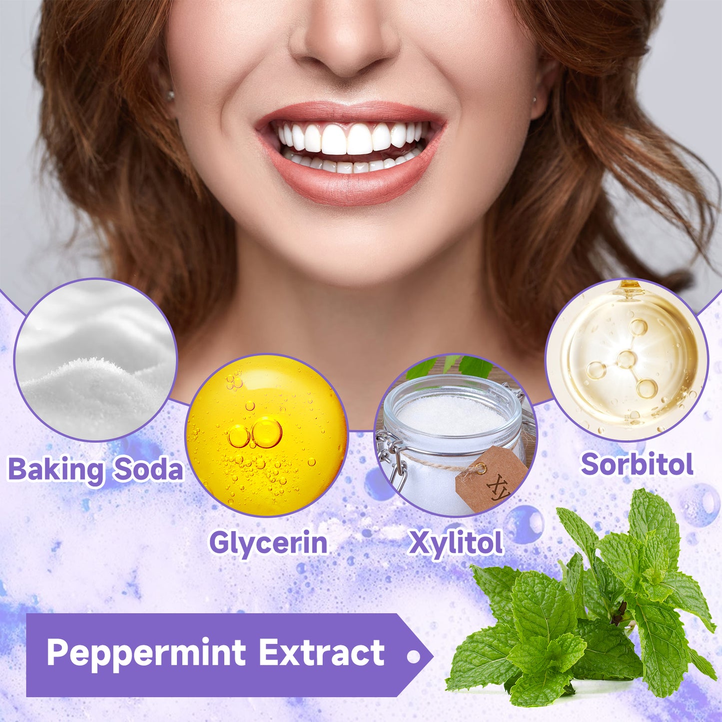 Purple Toothpaste - Stain Removal & Breath Freshener