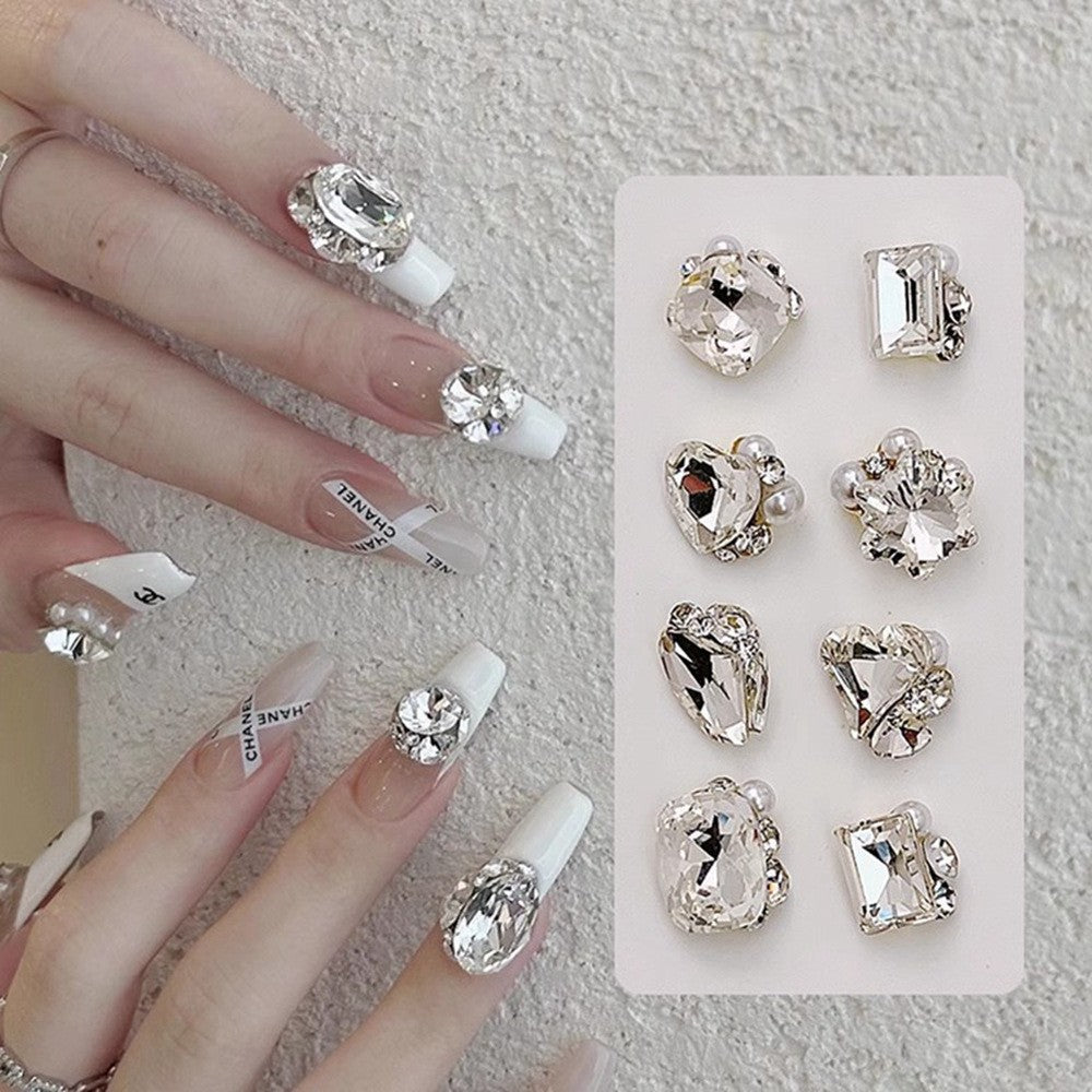 Rock Sugar Nail Crystal Rhinestone Kit for Nail Art - Multiple Styles & Sizes