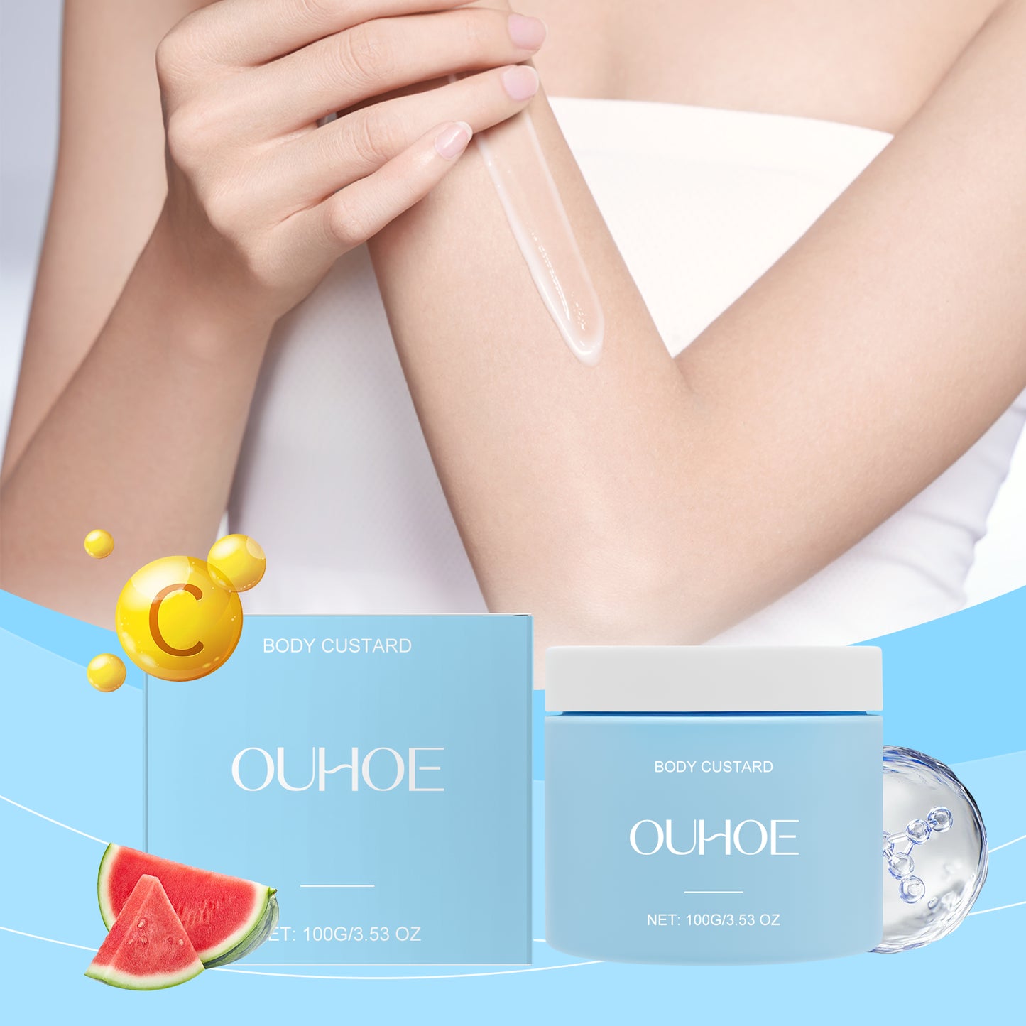 Watermelon Nourishing Body Cream with Niacinamide & Vitamin C - 100g