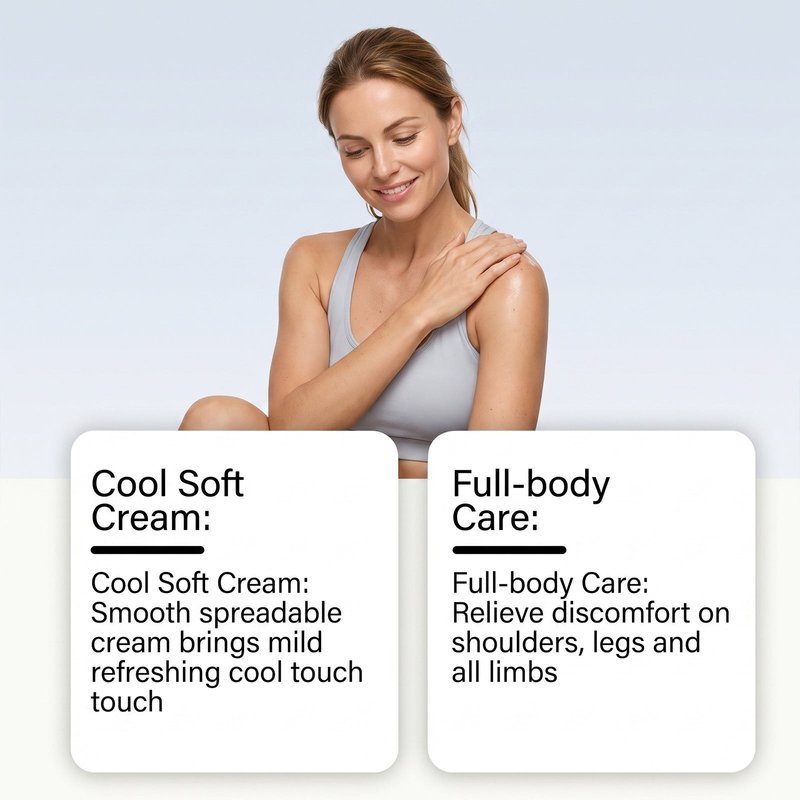 Cooling Body Balm 100g Moisturizing and Refreshing Skin Care