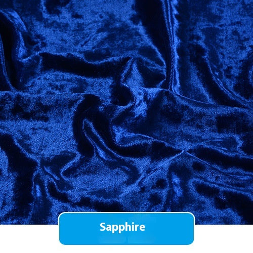 Multicolor Stretch Diamond Velvet Fabric for Craft & Upholstery - 1m, 150D