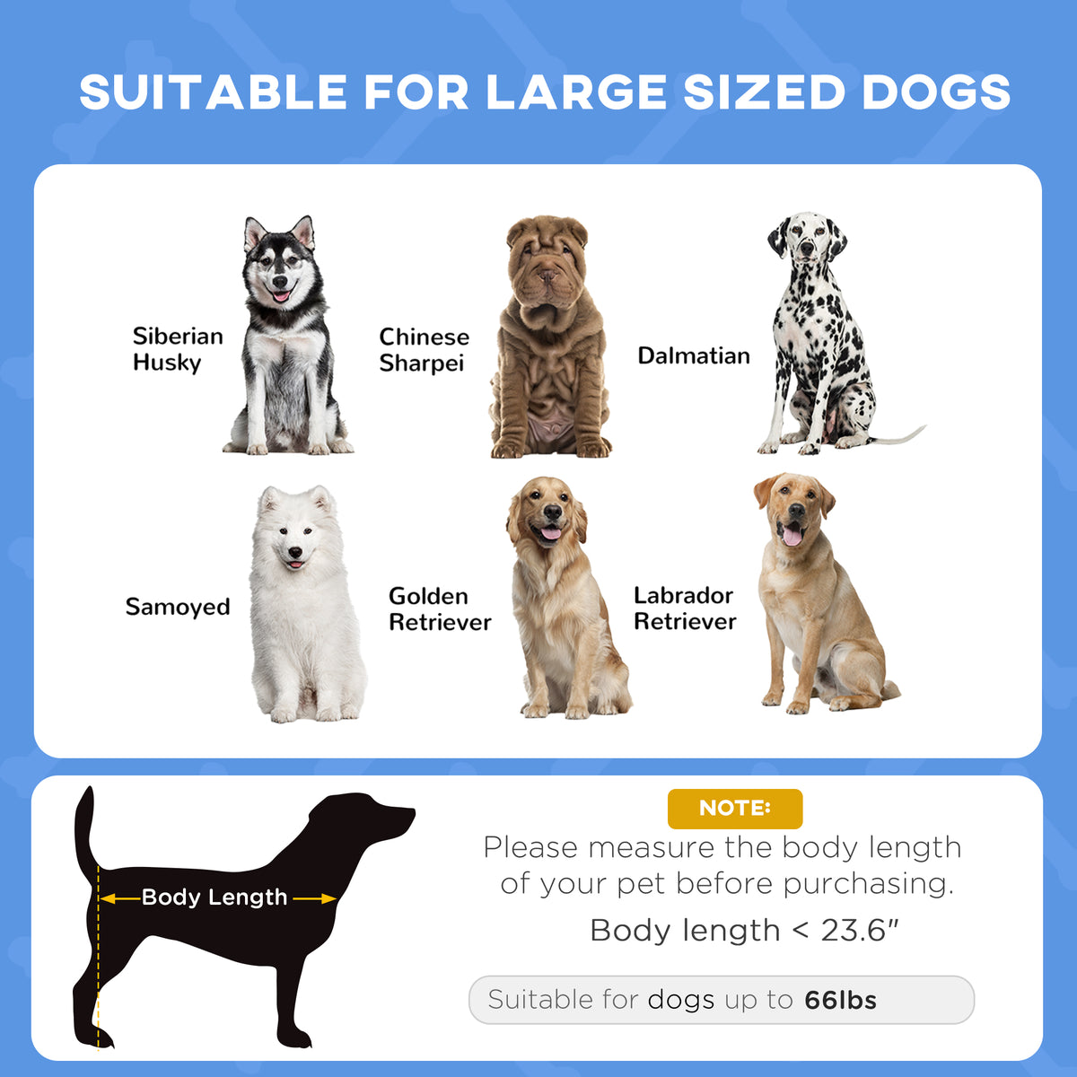 Portable Elevated Dog Bed with UV Canopy - 36 Inch Dark Blue