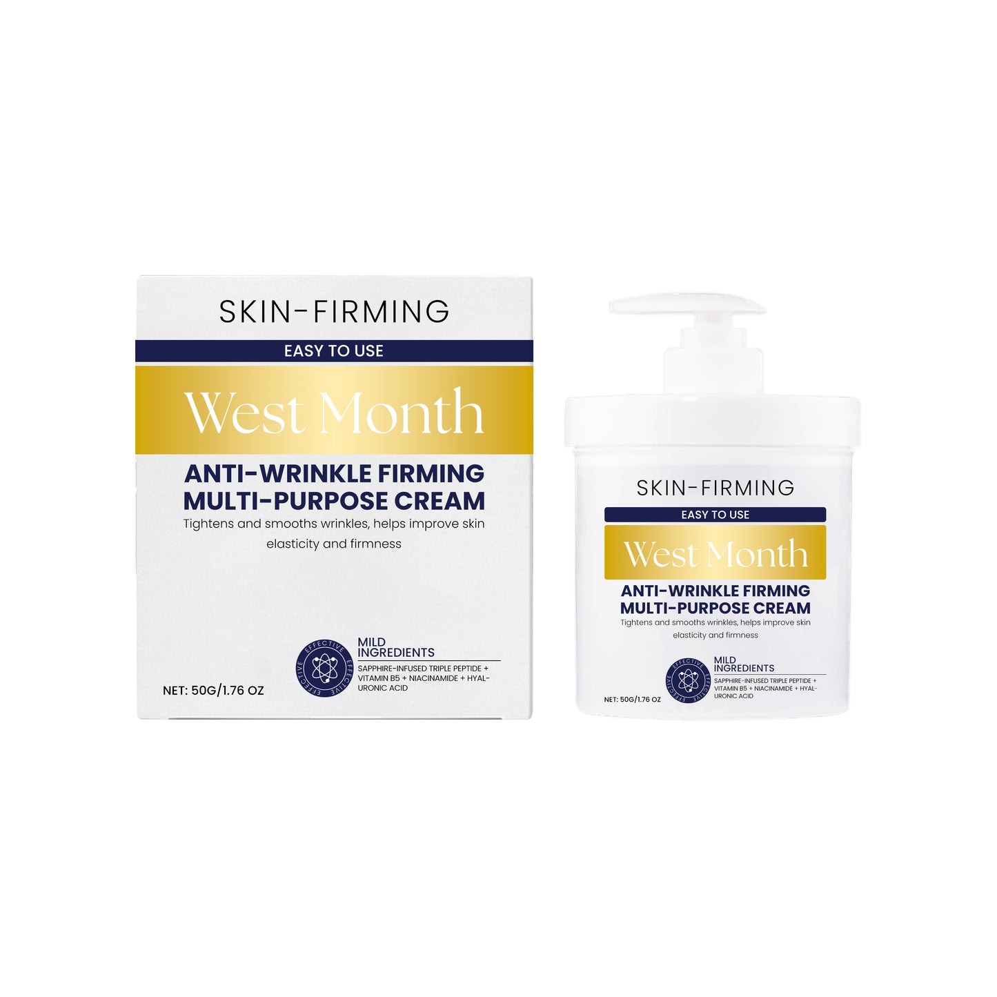 Firming Body Cream with Hyaluronic Acid & Vitamin B5 - Moisturizing Lotion