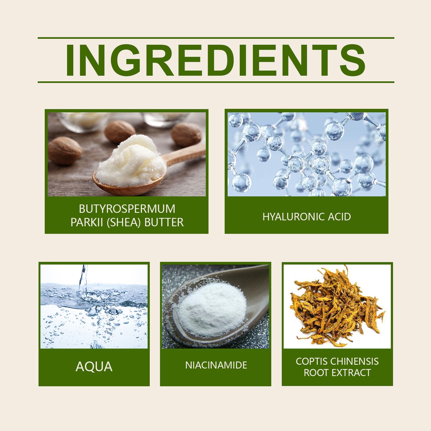 Firming Body Cream with Hyaluronic Acid - Moisturizing & Skin Tightening