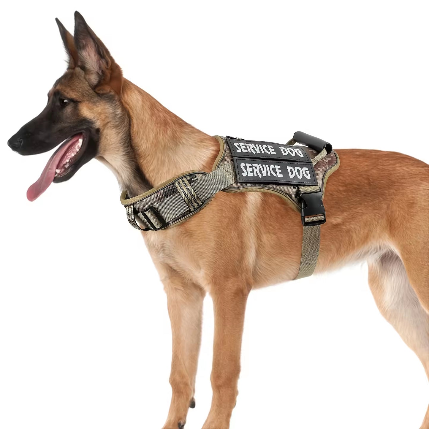 Adjustable No-Pull Dog Harness with Handle Reflective Pet Vest for Training and Walks