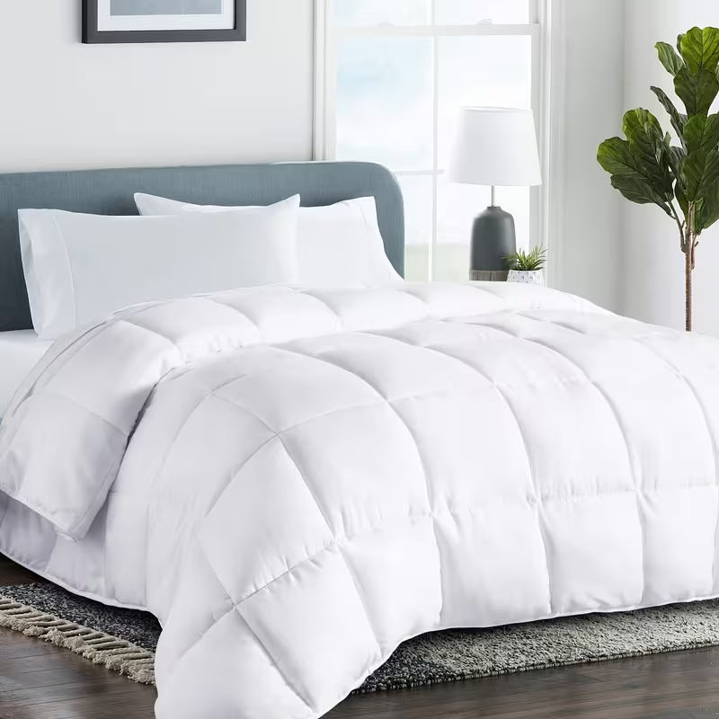 All Season Cooling Comforter - Premium Down Alternative Duvet Insert - Reversible Design