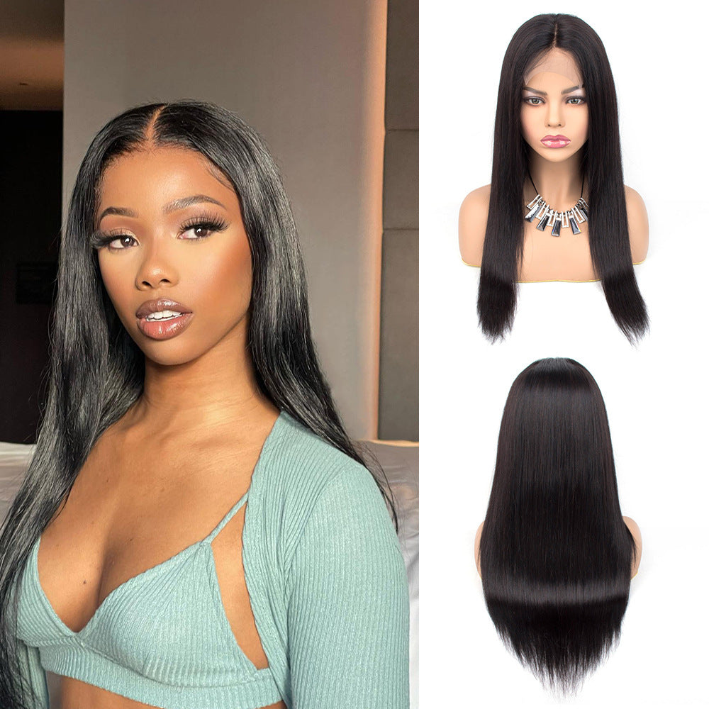 Full Head Lace Human Hair Wigs for Ladies - Multiple Length & Color Options
