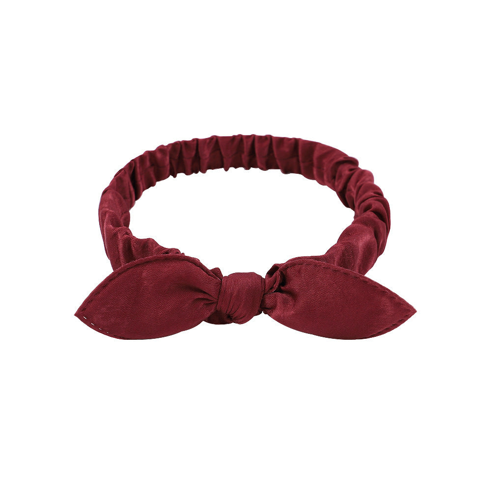 All-Match Satin Headband with Wide Side Hair Accessory - Multiple Colors