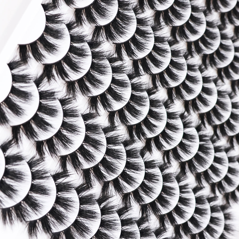3D False Eyelashes - Multi-layered Realistic Soft & Comfortable Lashes