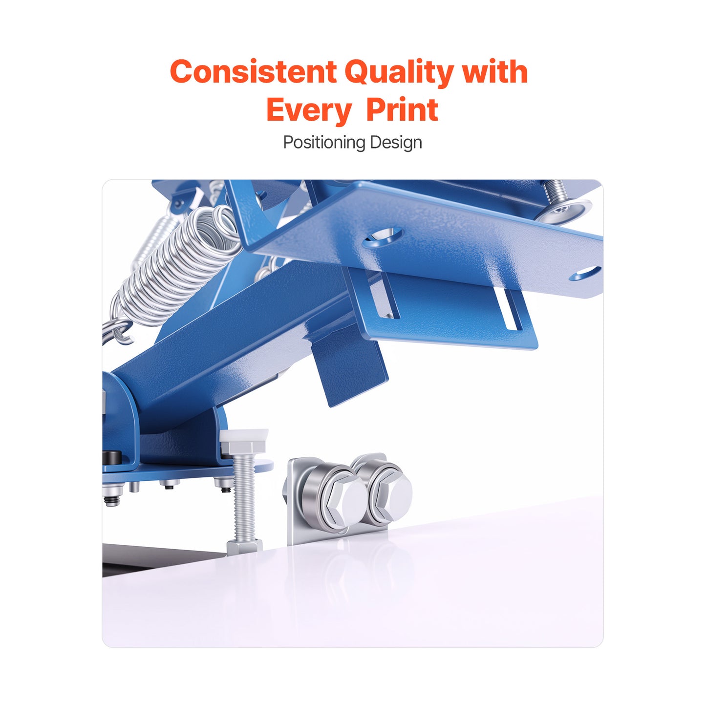 4-Color Screen Printing Machine 21.3x17.7 Inch Rotary Press for T-Shirts DIY & Commercial Use
